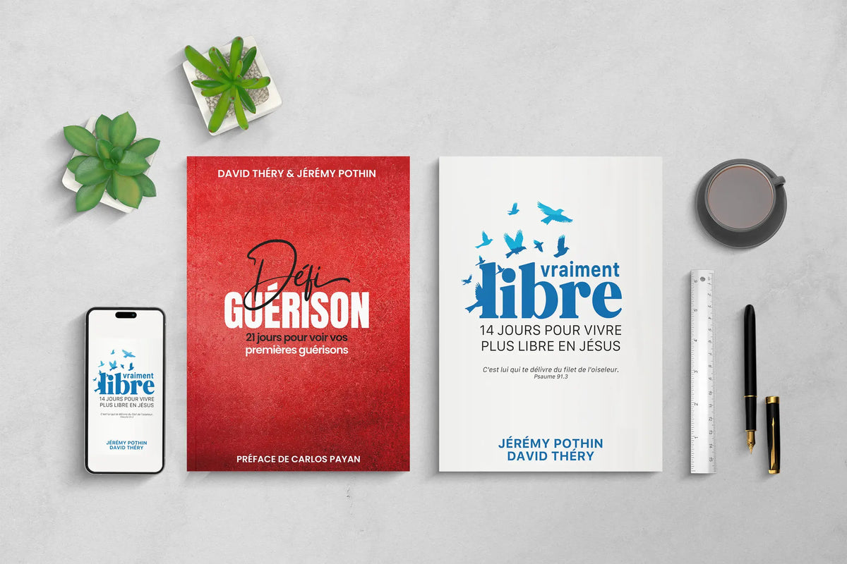 Livre de Jérémy Pothin - Vraiment Libre et Défi Guérison